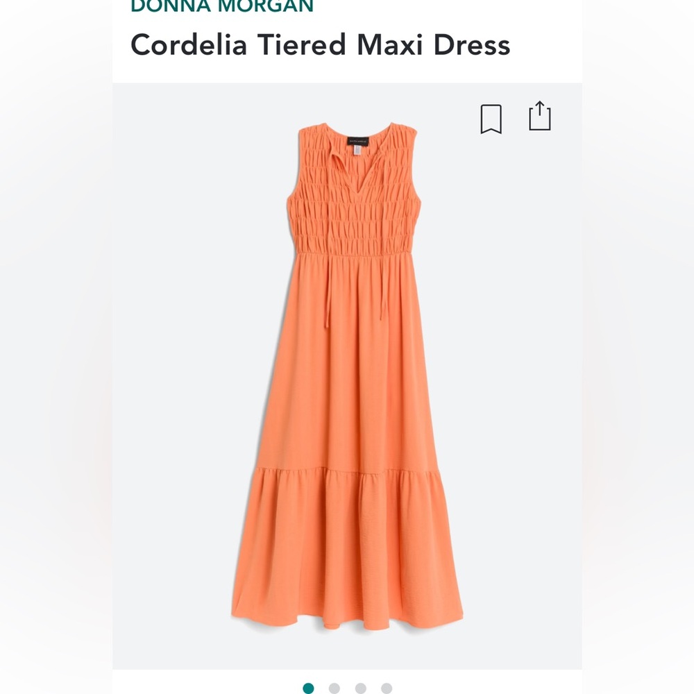 Donna Morgan Petite Tiered Maxi Dress Sz 10P